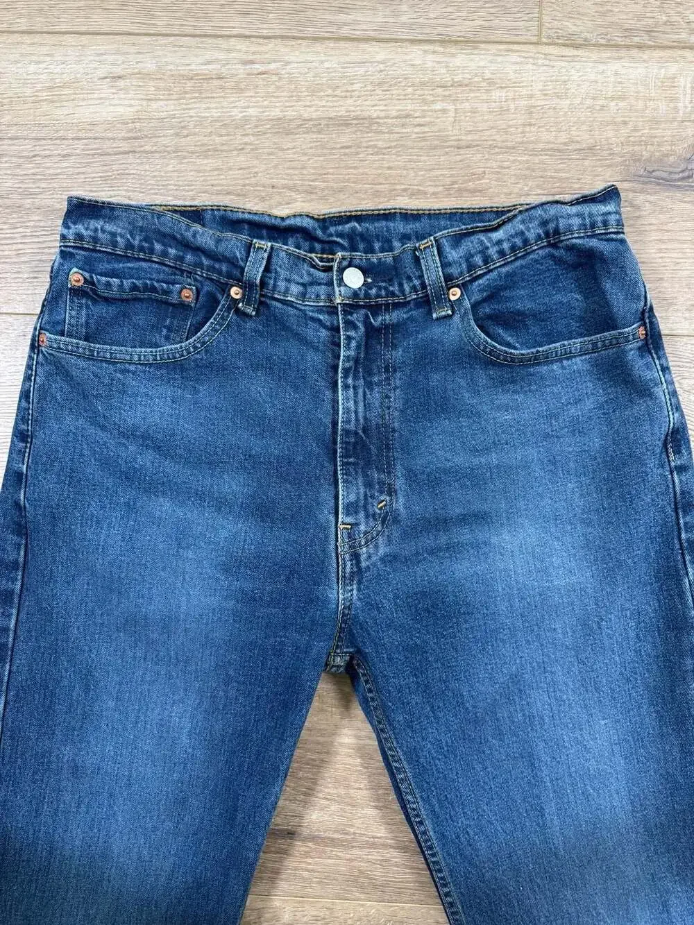 Vintage Levi’s 505 Jeans Mens W36 L32 Blue Straight Leg Made USA 90s